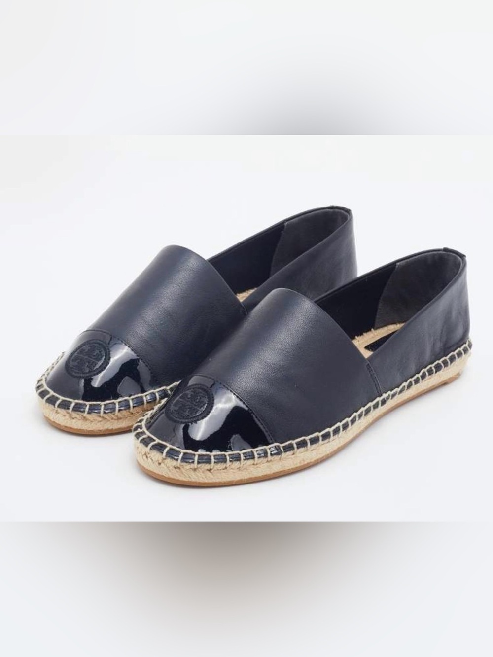 Like new RARE Tory Burch | Color-block leather espadrille flats
